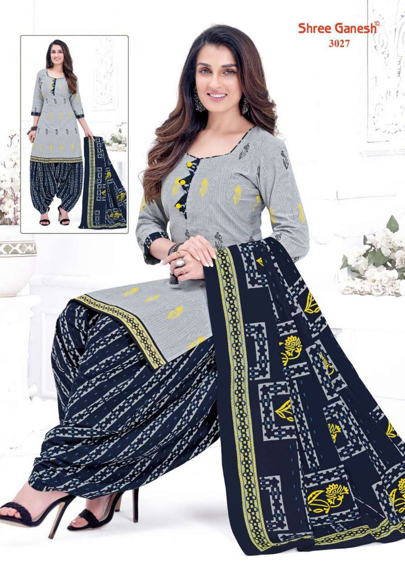 Shree Ganesh Hanshika Vol 10 Pure Cotton Readymade Patiyala Suit