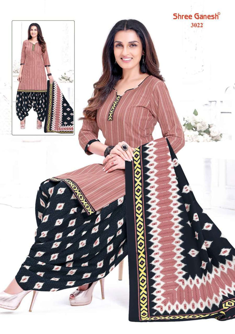 Shree Ganesh Hanshika Vol 10 Pure Cotton Readymade Patiyala Suit