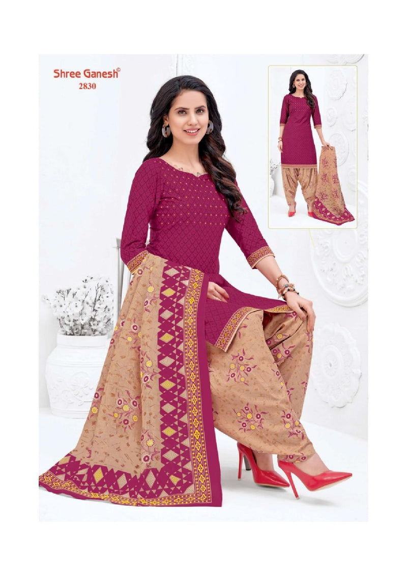Shree Ganesh Hansika Vol 8 Cotton Simple Look Regular Wear Salwar Suit
