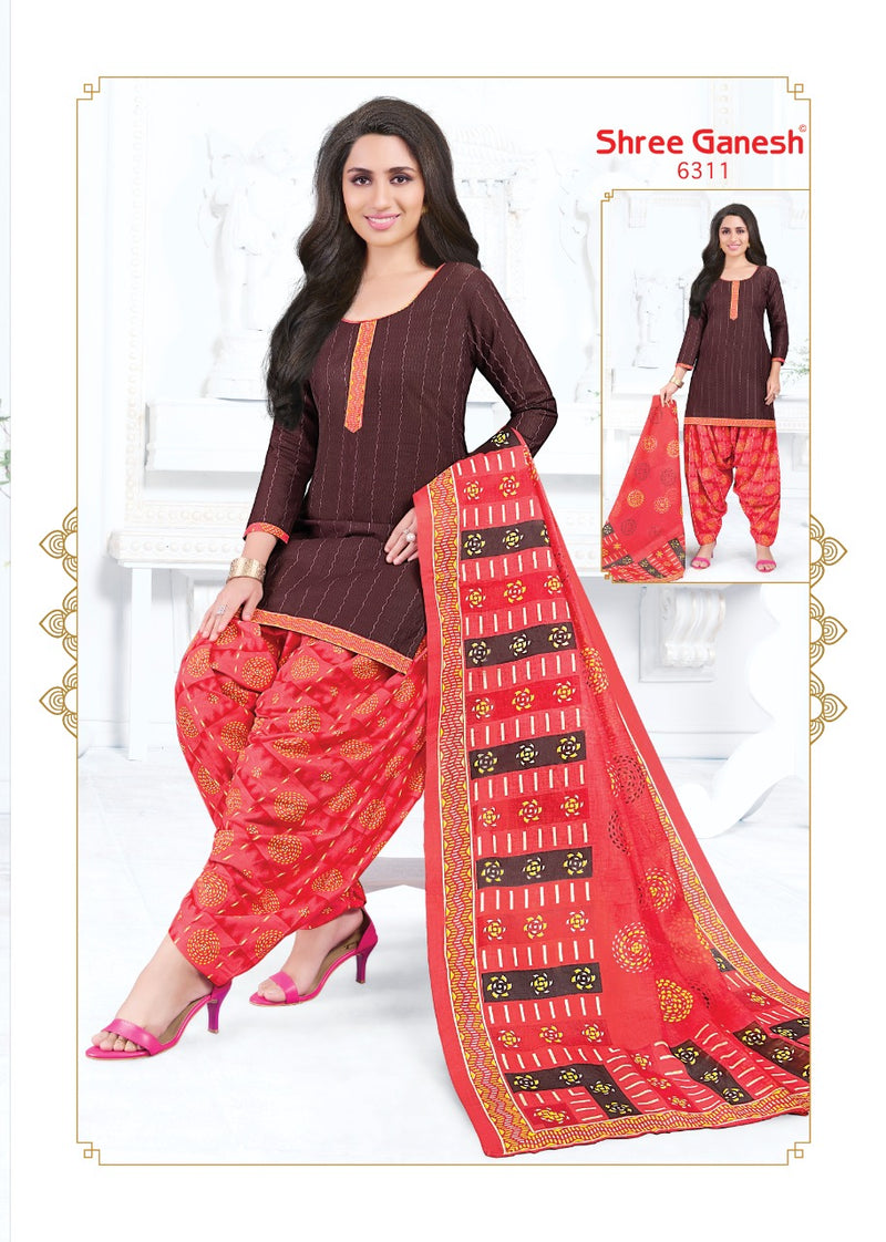Shree Ganesh Pankhi Vol 2 Cotton Printed Fancy Patiyala Style Regular Wear Salwar Kameez