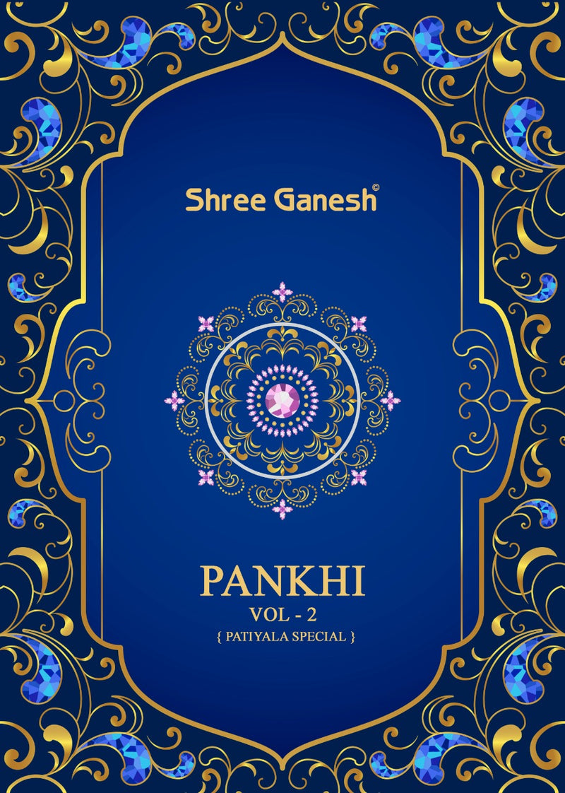 Shree Ganesh Pankhi Vol 2 Cotton Printed Fancy Patiyala Style Regular Wear Salwar Kameez