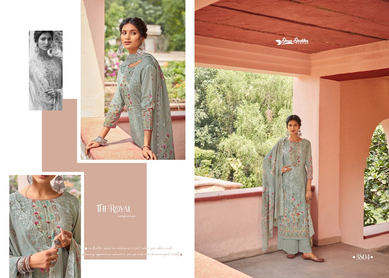 Shree Shalika Vol 74 Pure Georgette Sequence Work Digital Printed Salwar Suit
