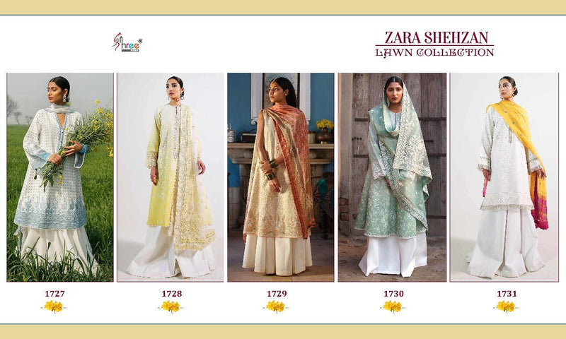 Shree fab Zara Shehzan Lawn Collection Pure Lawn Party Wear Exclusive Salwar Kameez