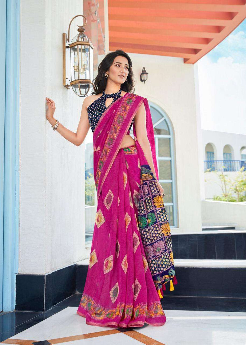 Shreyans Fashion Fedar Wing Linen Fancy Designer Saree