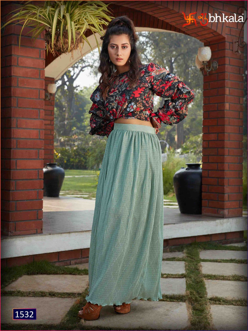 Shubhakala Frill And Flare Vol 2 Designer Croptops Collection