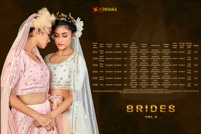 Shubhkala  Brides Vol 2 Georgette Lehnga Choli Collection
