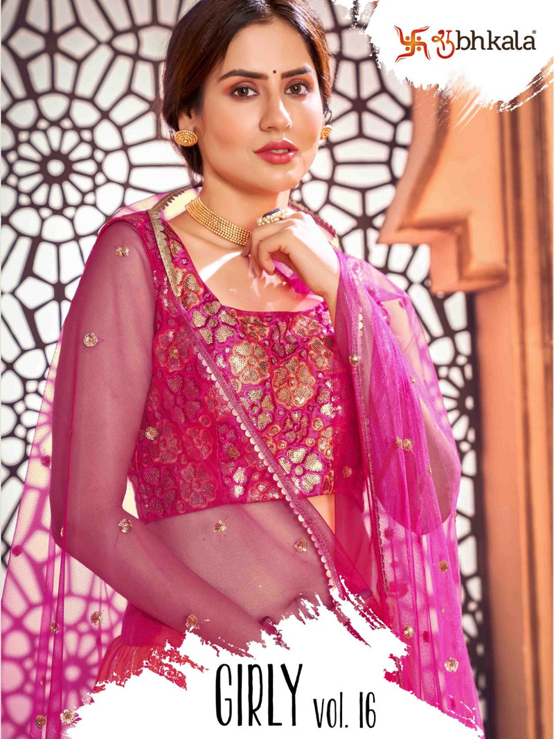 Shubhkala Girly Vol 16 Cotton With Thread Embroidered Choli Collection