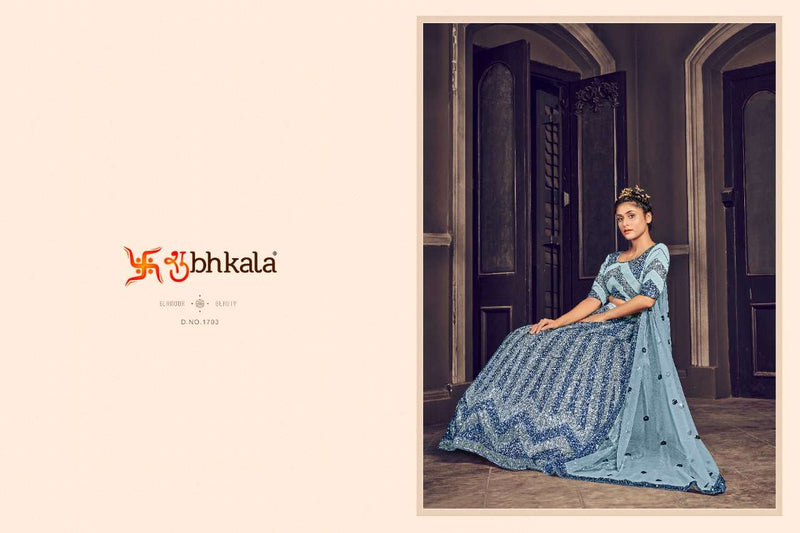 Shubhkala Launch By  Brides Vol 1 Net With Heavy Work Designer Fancy Wedding Wear Lehenga