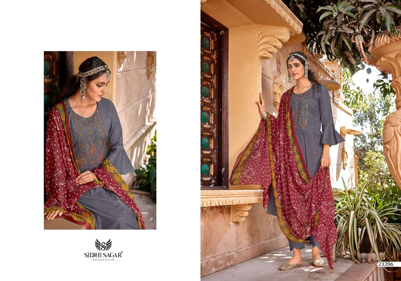 Siddhi Sagar Sayali Cambric Printed With Fancy Designer Exclusive Regular Wear Salwar Kameez With Dupatta