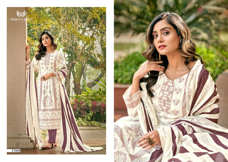 Siddhi Sagar Zoya Lawn Cotton Print Fancy printed Exclusive Designer Casual Wear Salwar Suits