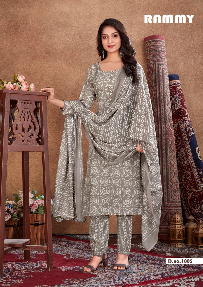 Skt Suit Rummy Soft Cotton Digital Print Casual Wear Salwar Suit