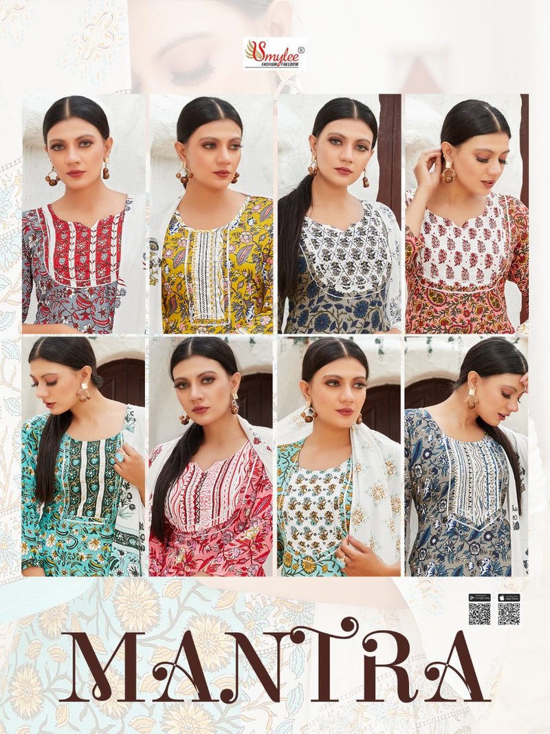 Smylee Fashion Mantra Rayon With Handwork Fancy Designer Kurti