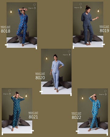 Stepnine Ukiyo Fancy Wear Stylish Night Suit Collection