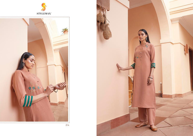 Stylemax Kaira Fancy Embroidery Work Kurti Collection