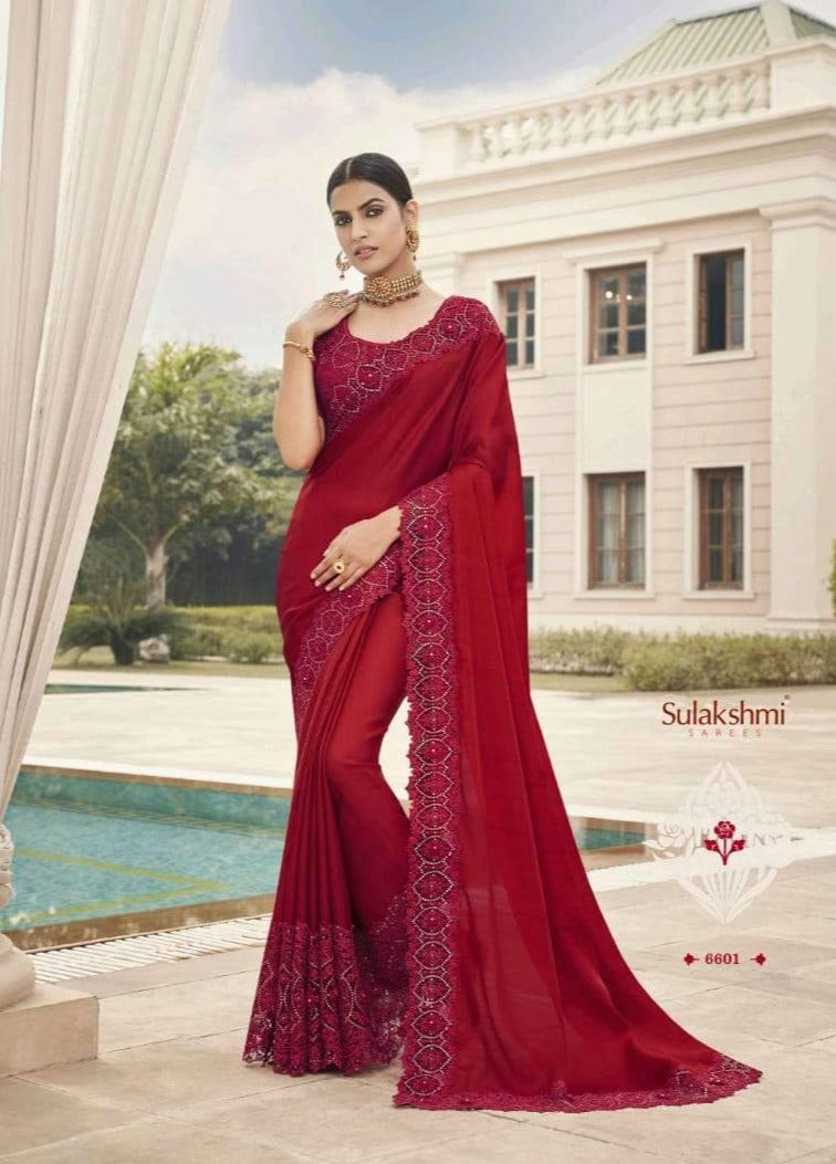Girlish But Heavy Looking Pista Colour Wedding Style Wevon Saree In Satin  Silk - KSM PRINTS - 4030155