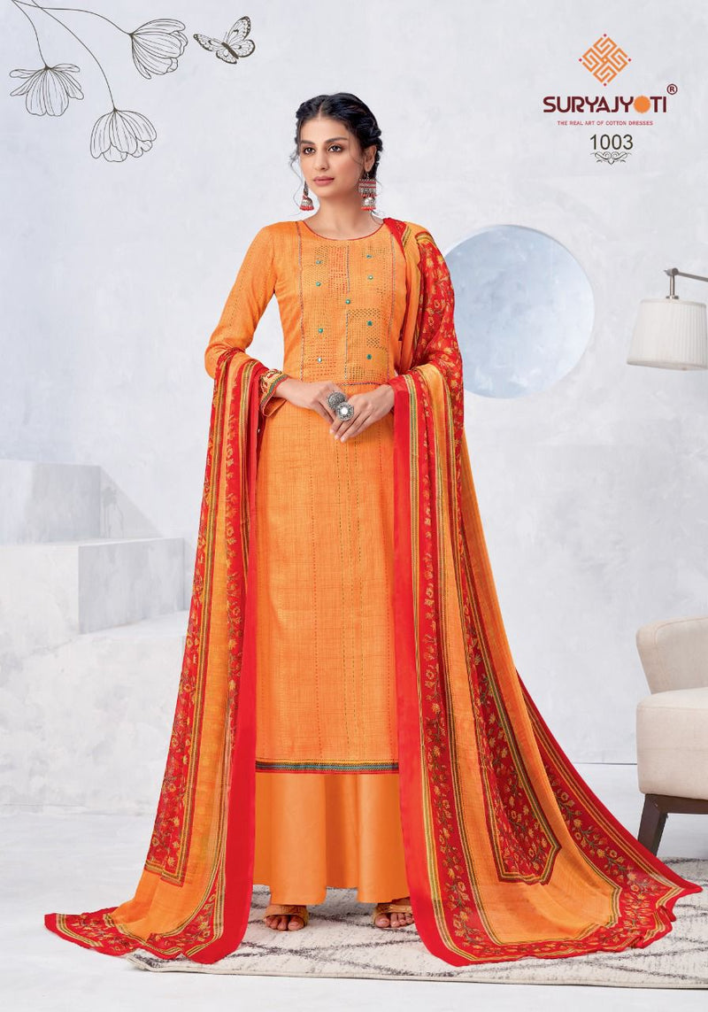 Suryajyoti Nirosha Vol 1  Satin Cotton Print Salwar Suit