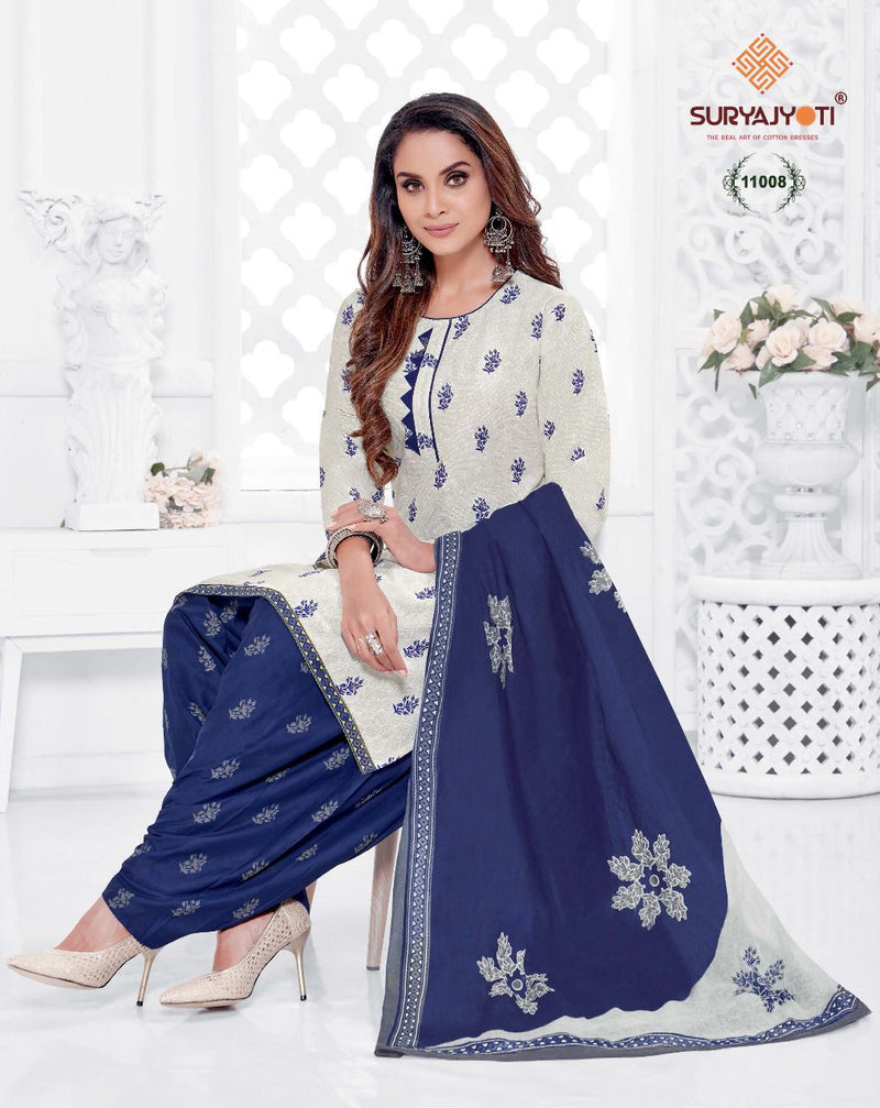 Suryajyoti Sui Dhaga Vol 11 Pure Cotton Casual Daily Wear Salwar Kameez