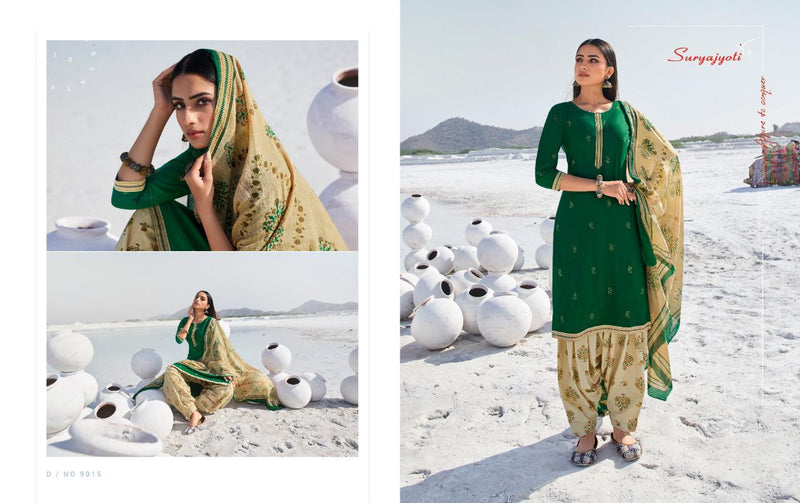 Suryajyoti Sui Dhaga Vol 9 Cotton Readymade Casual Wear Salwar Suits