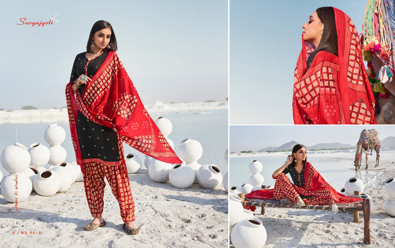 Suryajyoti Sui Dhaga Vol 9 Cotton Readymade Casual Wear Salwar Suits