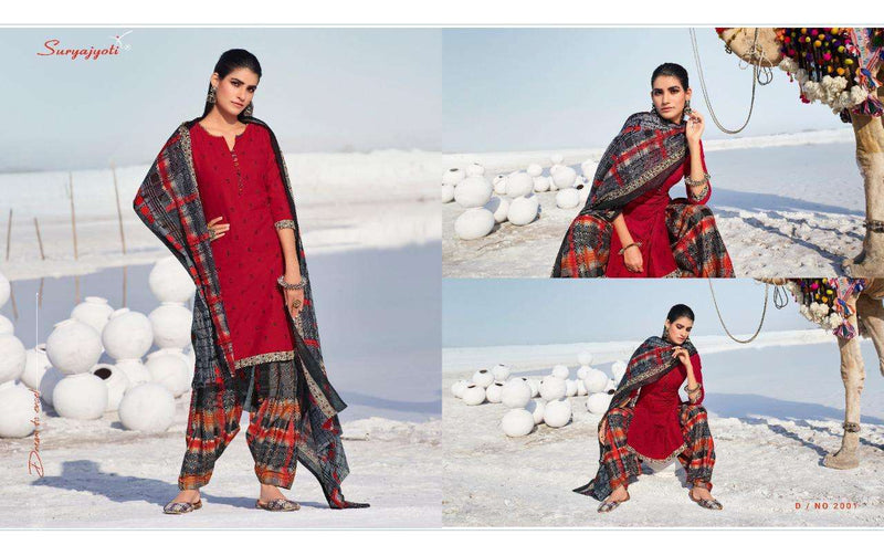 Suryajyoti Trendy Patiyala Vol 2 Cotton Designer Casual Wear Salwar Kameez