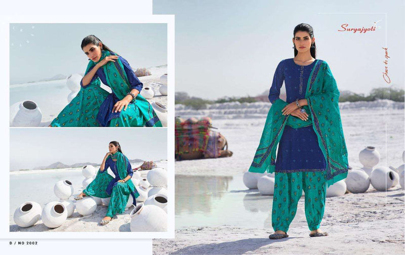 Suryajyoti Trendy Patiyala Vol 2 Cotton Designer Casual Wear Salwar Kameez