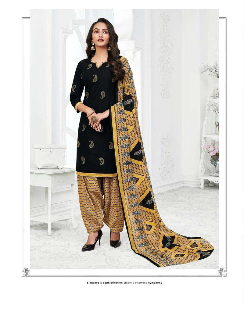 Suryajyoti Trendy Patiyala Vol 3 Cotton Exclusive Printed Fancy Regular Wear Patiyala Style Salwar Suit