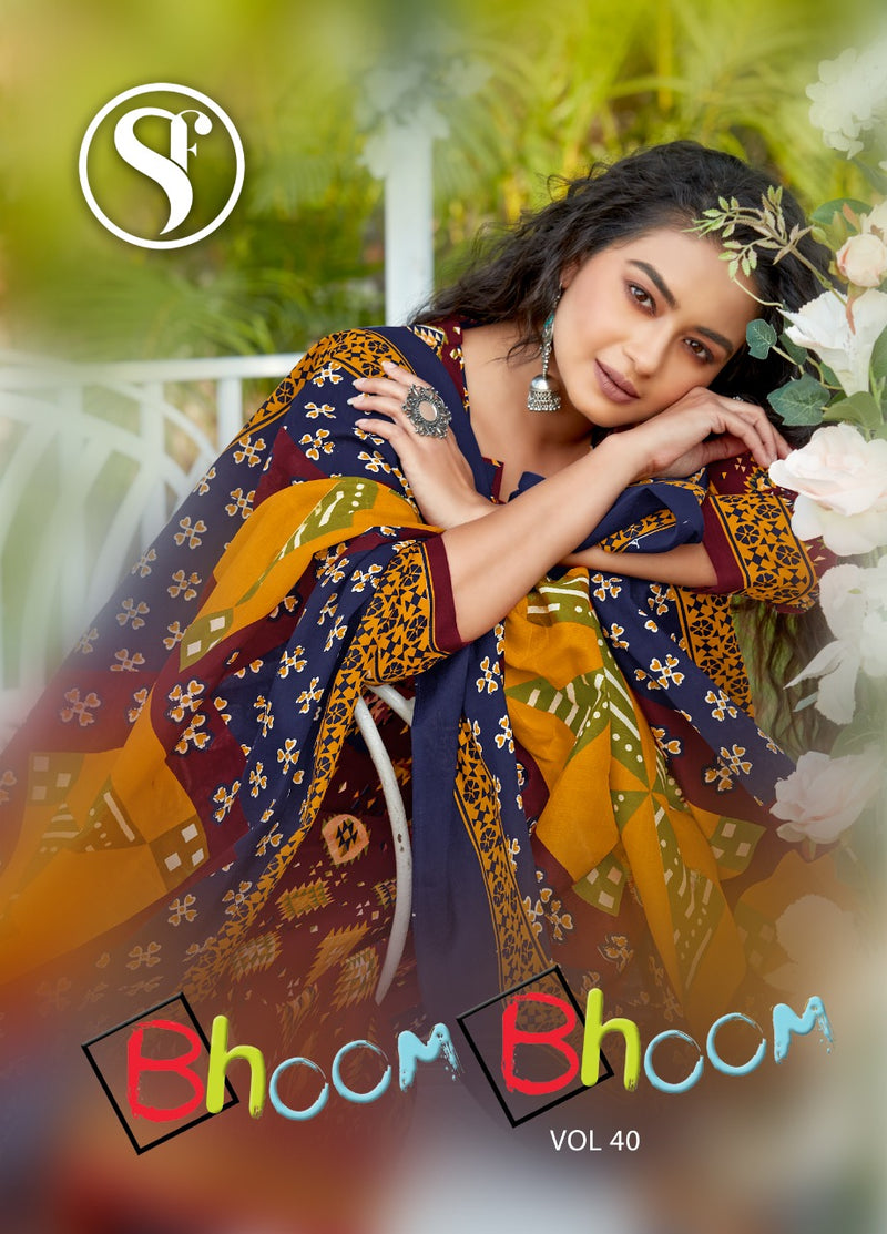 Sweety Fashion Launch Boom Boom Vol 40 Soft Cotton Designer Printed Regular Wear Salwar Kameez