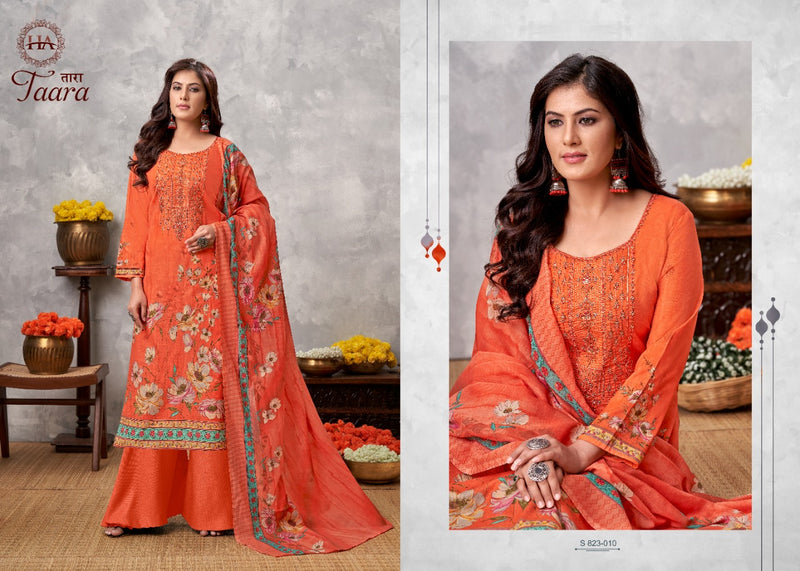 Harshit Fashion Hub Taara Cotton Salwar Kameez With Digital Prints & Embroidery