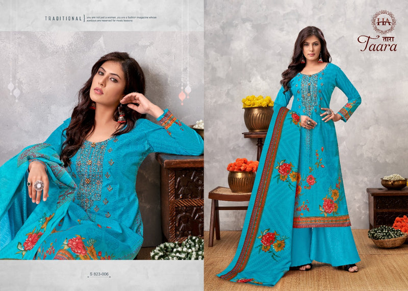 Harshit Fashion Hub Taara Cotton Salwar Kameez With Digital Prints & Embroidery