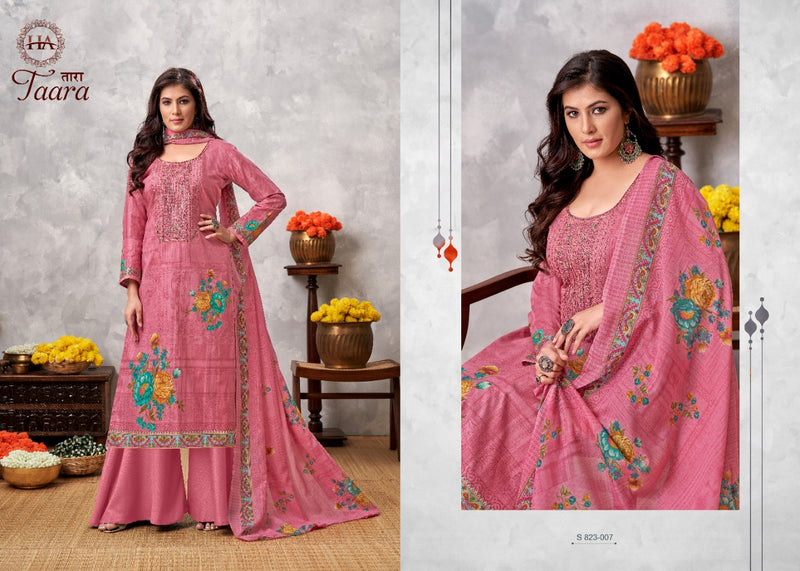 Harshit Fashion Hub Taara Cotton Salwar Kameez With Digital Prints & Embroidery