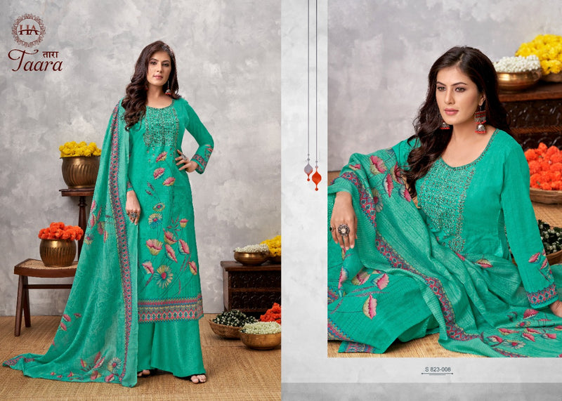 Harshit Fashion Hub Taara Cotton Salwar Kameez With Digital Prints & Embroidery