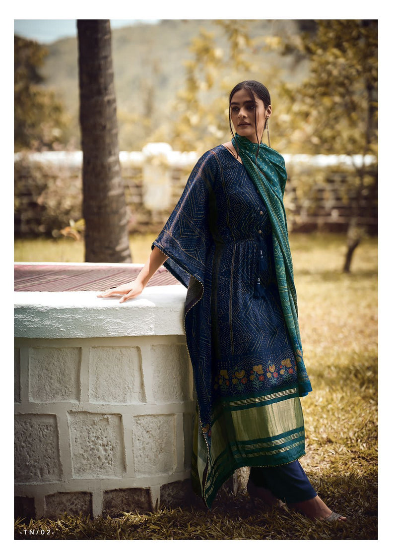 Varsha Dno 01 To 04 Silk With Printed Stylish Designer Party Wear Salwar Kameez