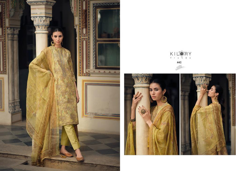 Kilory Trendz Tesoro Lawn Cotton Fancy Embroidery Work Printed Designer Salwar Kameez
