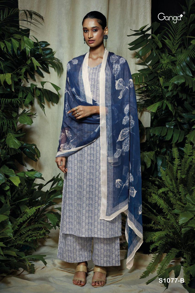 Ganga Timila 1077 Premium Cotton Printed Designer Party Wear Salwar Suits