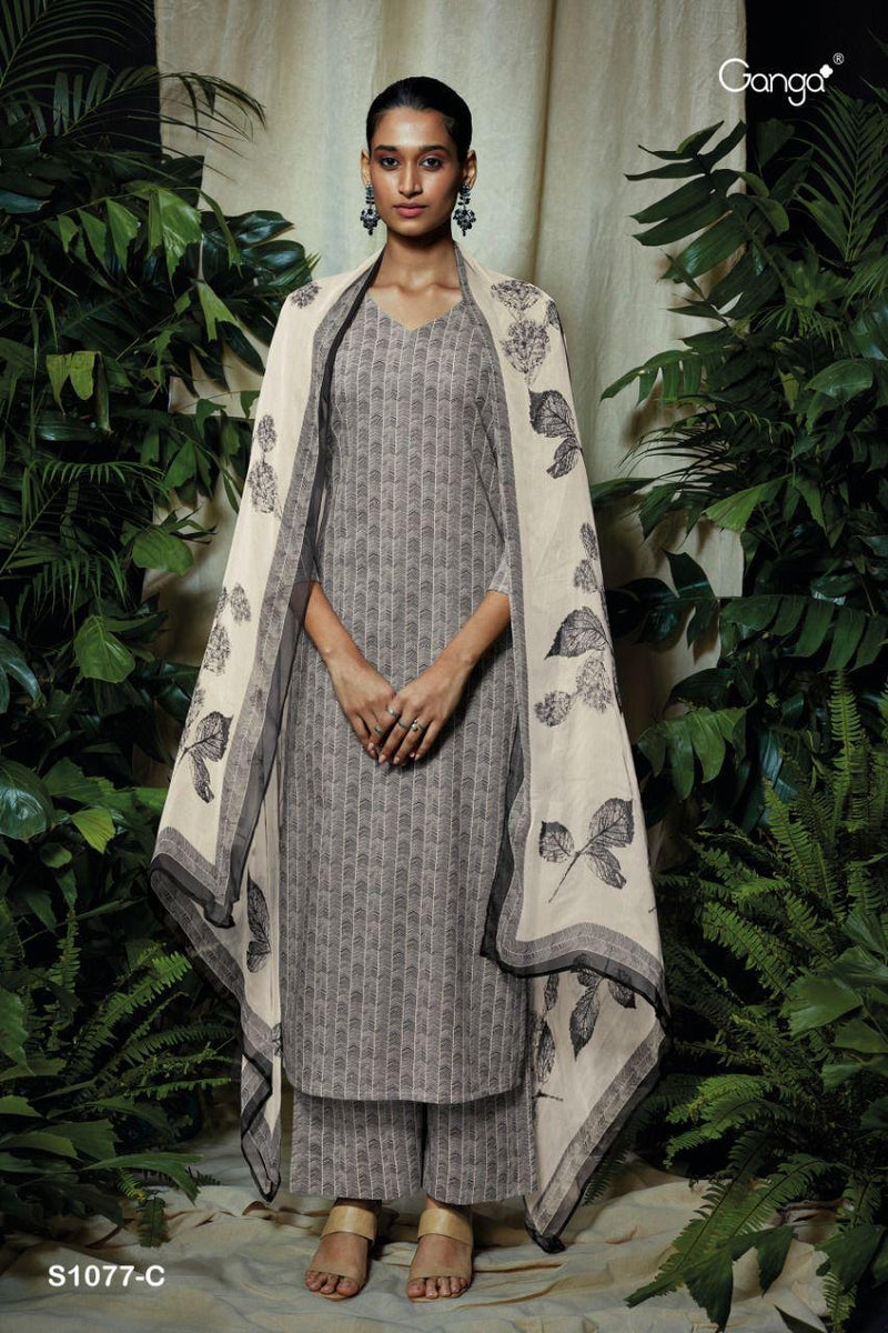 Ganga Timila 1077 Premium Cotton Printed Designer Party Wear Salwar Suits