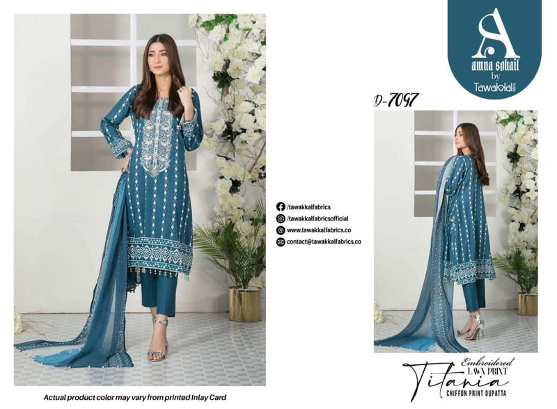 TAWAKKAL MOIRA LINEN COLLECTION online available on shristyles | Dress  materials, Unstitched dress material, Suits for sale