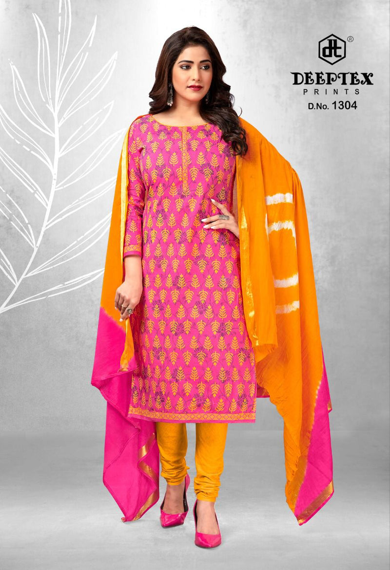 Deeptex Prints Tradition Vol 13 Cotton Printed Festive Wear Salwar Suits