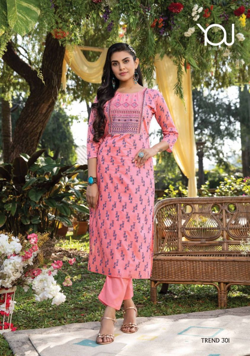 Wanna Trend Vol 3 Chanderi Printed Designer Party Wear Kurtis With Pant Style  Bottom
