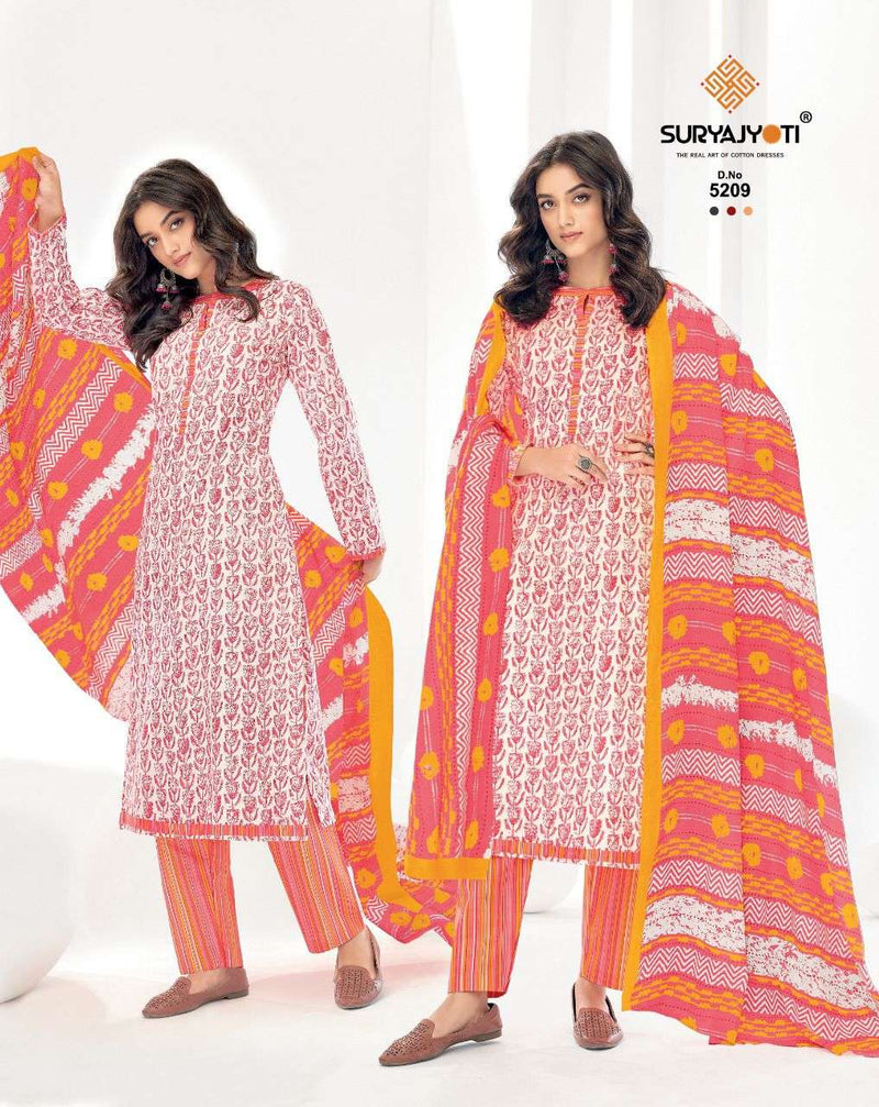 Surya Jyoti Trendy Cottons Vol 52 Cotton Printed Festive Wear Salwar Kameez