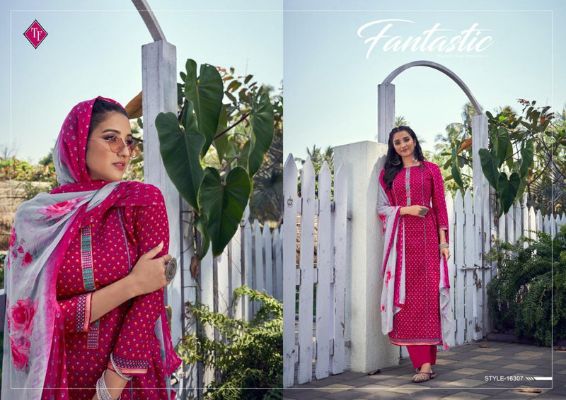 Tanishk Fashion Evoke Lawn Cambric Cotton Embroidery Work Salwar Suits