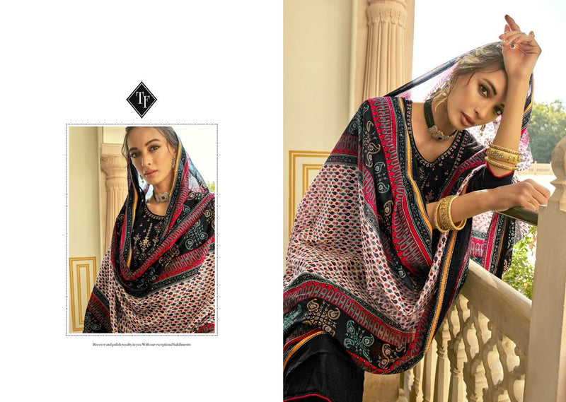 Tanishk Fashion Meenaz Pure Jam Silk Kashmiri Embroidery Work Salwar Kameez