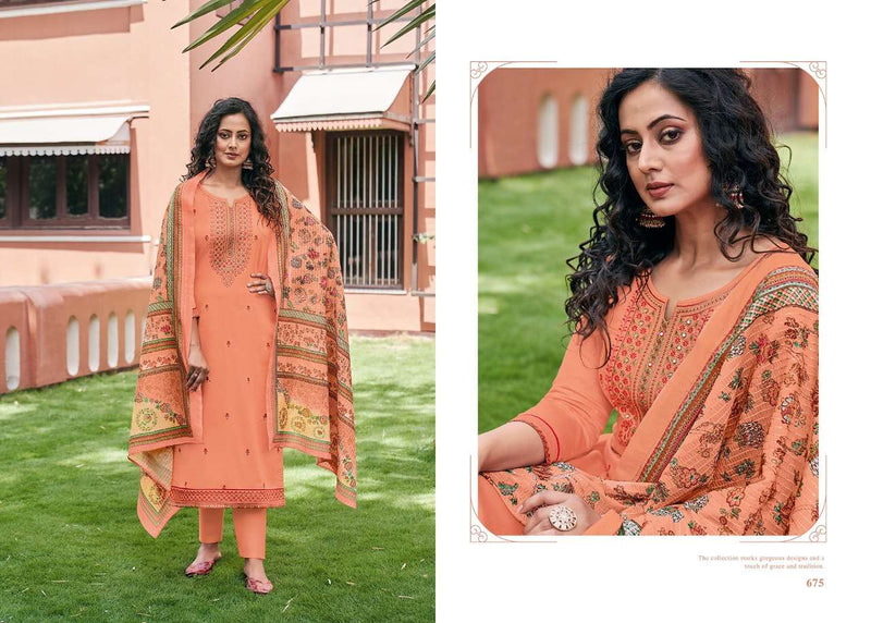 Triple Aaa Kamlee Jam Silk With Embroidery Work Exclusive Casual Wear Salwar Kameez With Dupatta