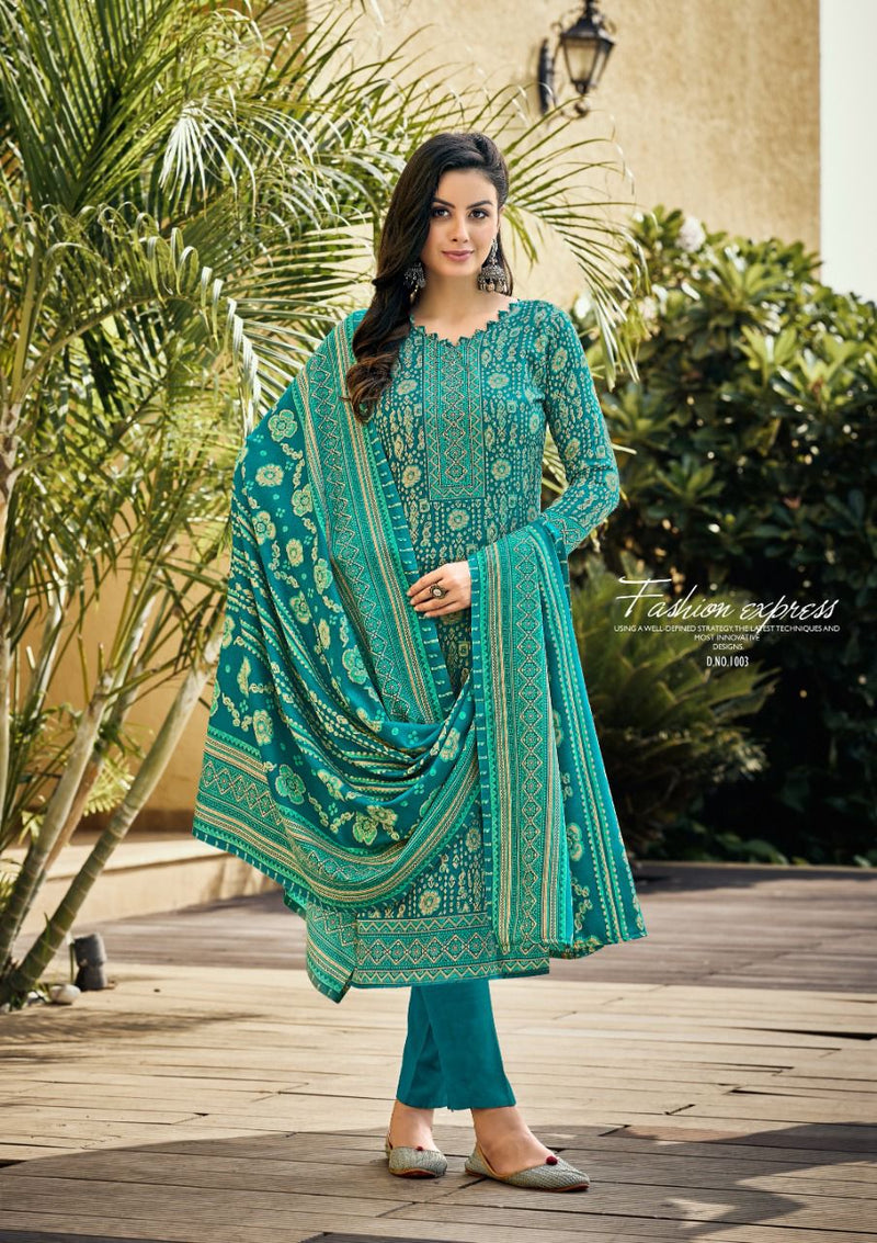 Roli Moli Creation Urvika Pashmina With Fancy Work Stylish Designer Casual Wear Salwar Suit