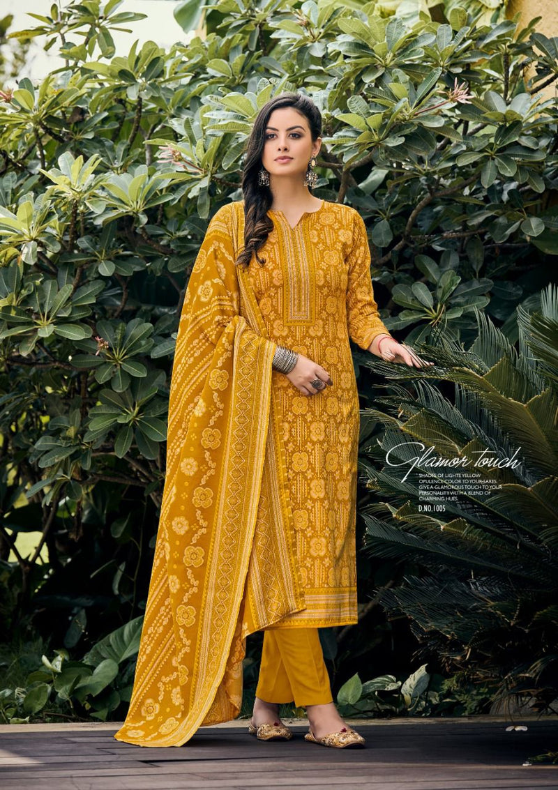 Roli Moli Creation Urvika Pashmina With Fancy Work Stylish Designer Casual Wear Salwar Suit