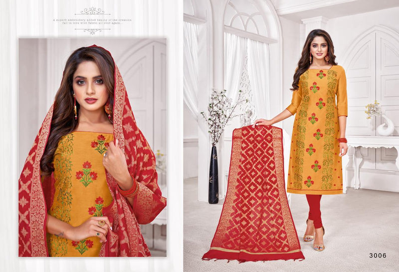 Shagun Lifestyle Vaccine Vol 3 With Embroidery Work Salwar Suits In Modal Silk