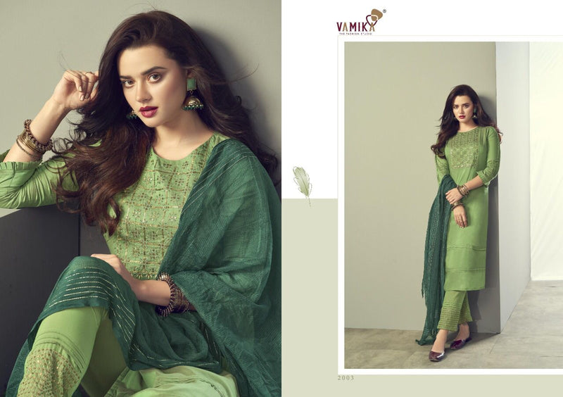 Vamika Fashion Ruhana Pure Viscose Silk Stylish Ready Made Kurti Collection