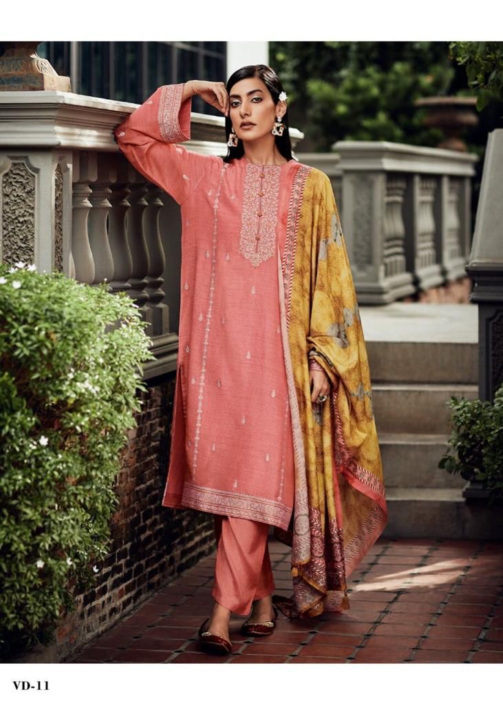 Varsha Vedanshi Georgette With Heavy Embroidery Work Stylish Designer Festive Wear Salwar Suit