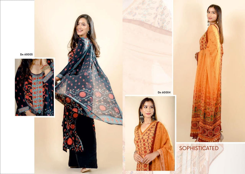 Sushma Vibrant Crepe With Fancy Printed Work Stylish Designer Casual Look Salwar Kameez