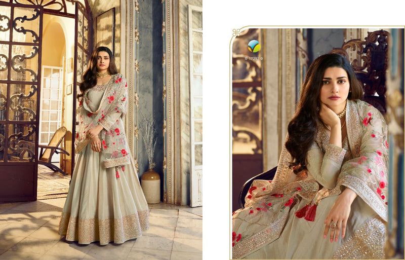 Vinay Fashion Kaseesh Sheesh Mahal Hit List Dola Silk Wedding Wear Embroidered Salwar Suits