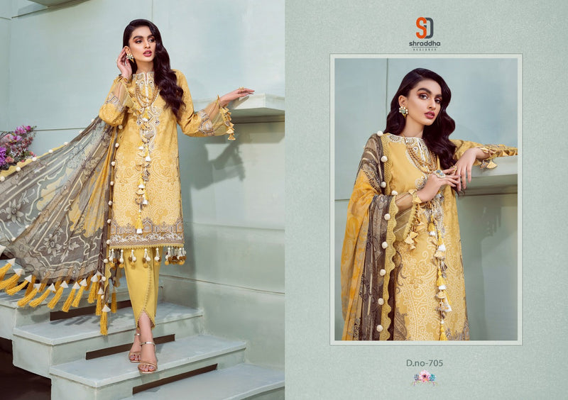 Shraddha Designer Vintage Vol 7 Lawn Cotton Printed Pakistani Style Party Wear Salwar Suits